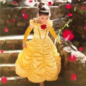 Belle Yellow Formal Dress for Kids
